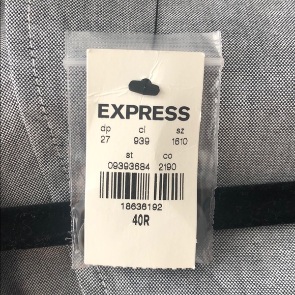 Men’s gray suit jacket - Picture 3 of 5